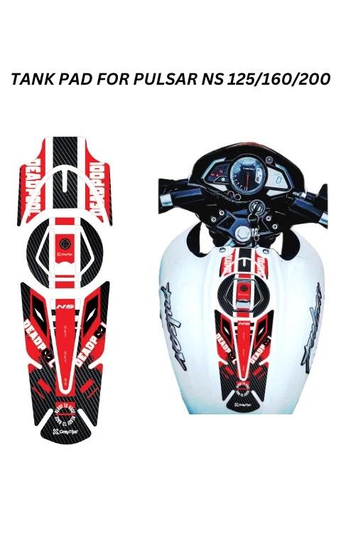 Full Tank Pad Compatible with Pulsar NS 125/160/200 | Pack Of 1